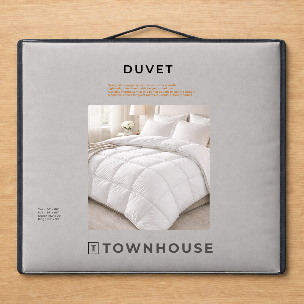 Duvet 3.5 Tog (150gsm Hollowfibre, Microfiber Cover)