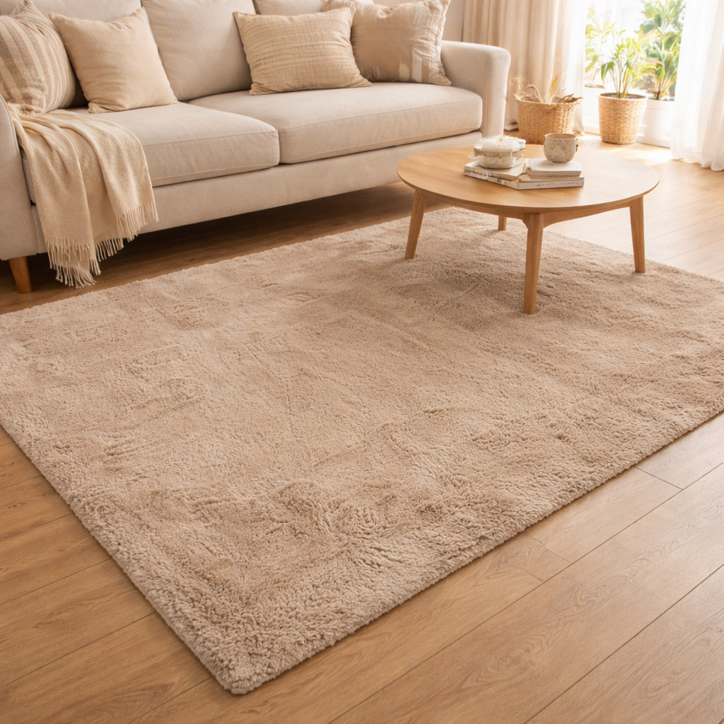 Low Pile Faux Fur Rug (100% Polyester)
