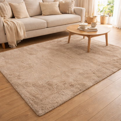 Low Pile Faux Fur Rug (100% Polyester)
