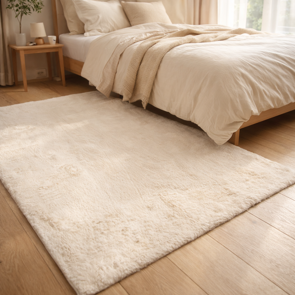 Low Pile Faux Fur Rug (100% Polyester)