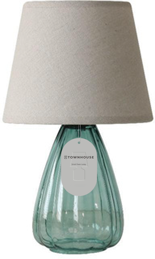Small Desk Lamp - Glass Base