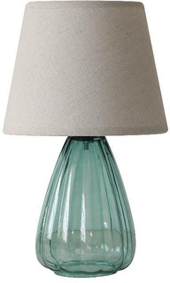 Small Desk Lamp - Glass Base