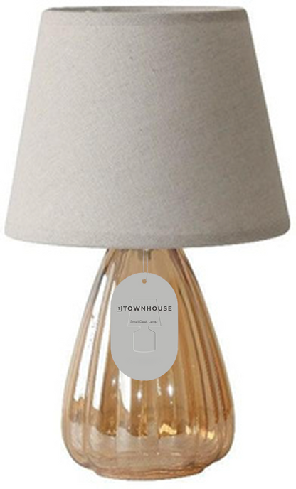 Small Desk Lamp - Glass Base