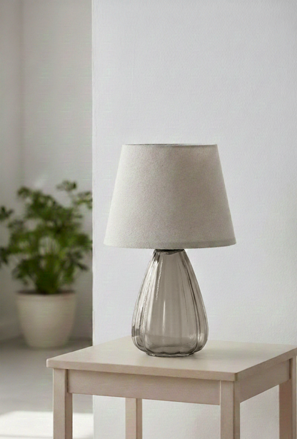 Small Desk Lamp - Glass Base