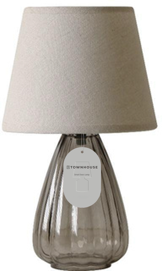 Small Desk Lamp - Glass Base