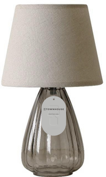 Small Desk Lamp - Glass Base
