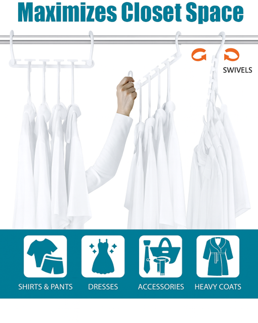 HangMaster Max 5-Pack Closet Hanger
