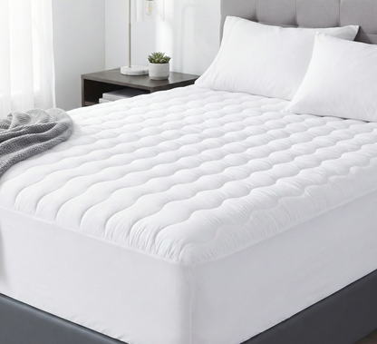 Mattress Protector (Microfiber Face + 100gsm FR Hollowfibre)