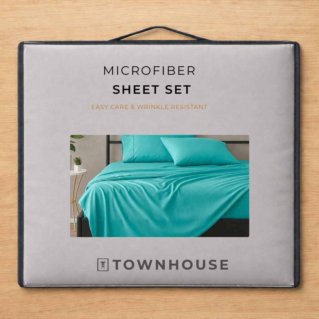 Solid Microfiber Sheet Set