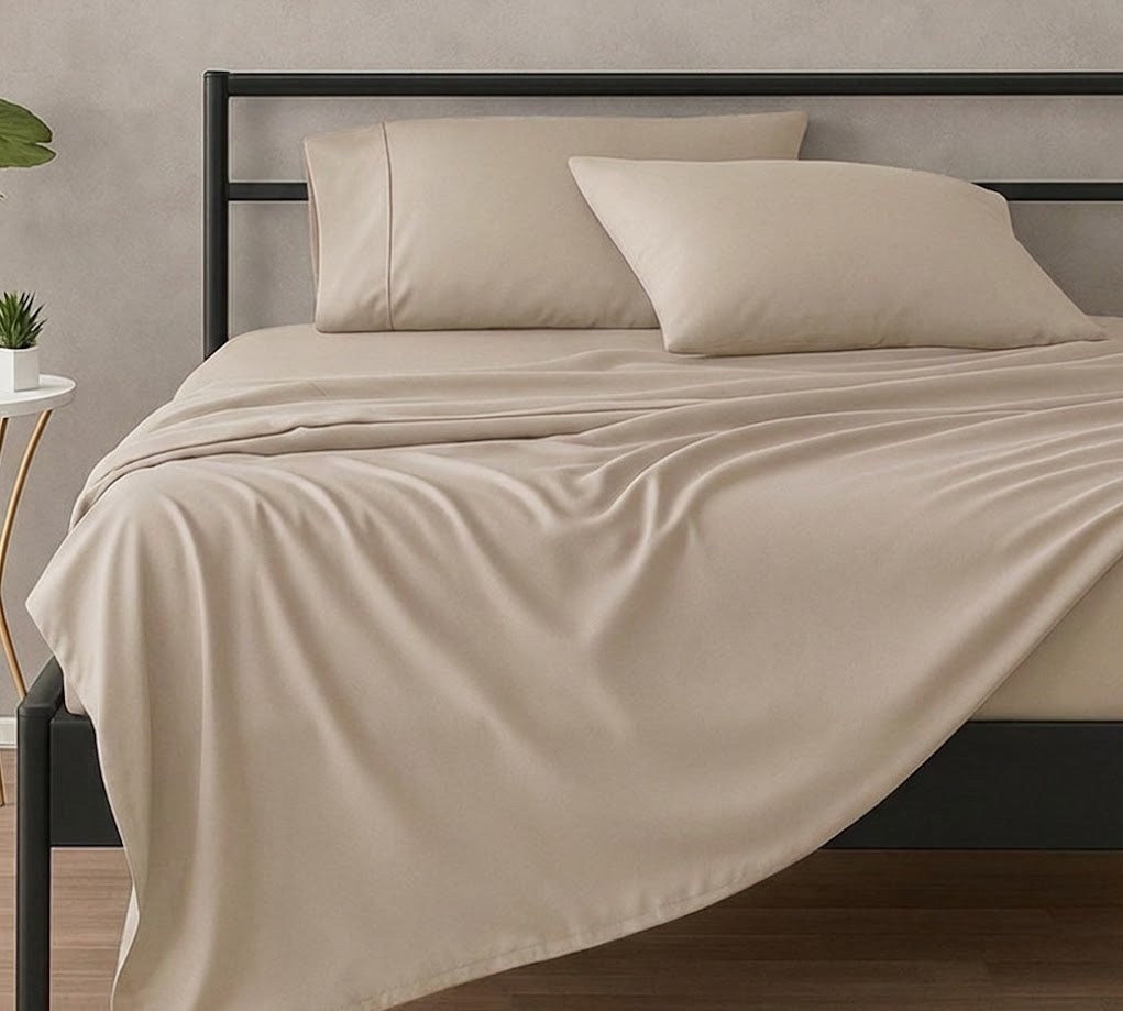 Solid Microfiber Sheet Set