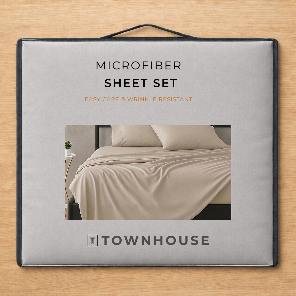 Solid Microfiber Sheet Set