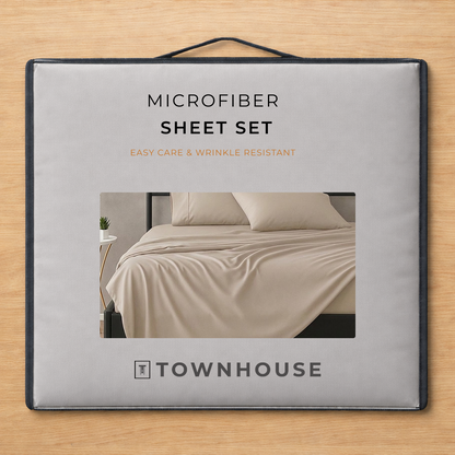 Solid Microfiber Sheet Set