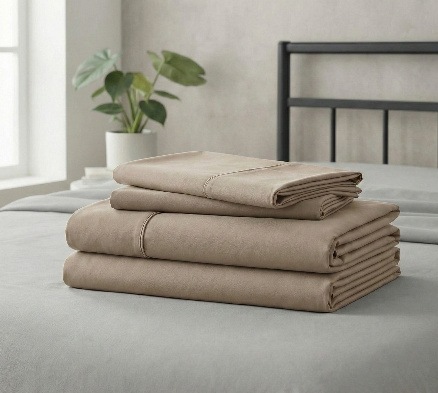 Solid Microfiber Sheet Set