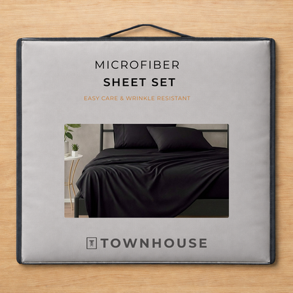 Solid Microfiber Sheet Set