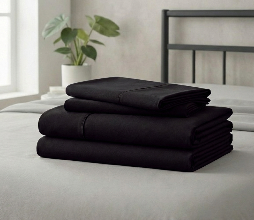 Solid Microfiber Sheet Set