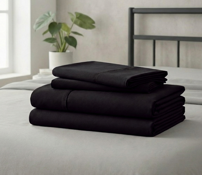 Solid Microfiber Sheet Set
