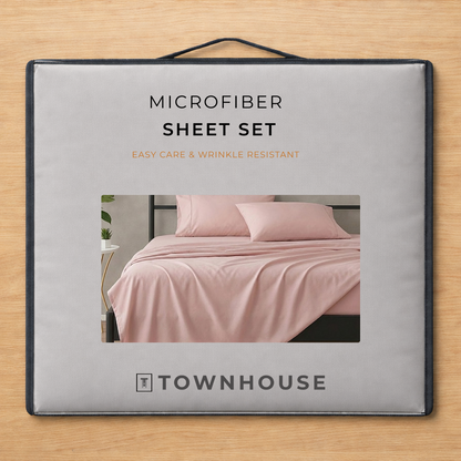 Solid Microfiber Sheet Set