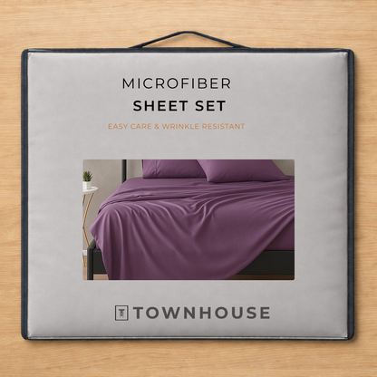 Solid Microfiber Sheet Set