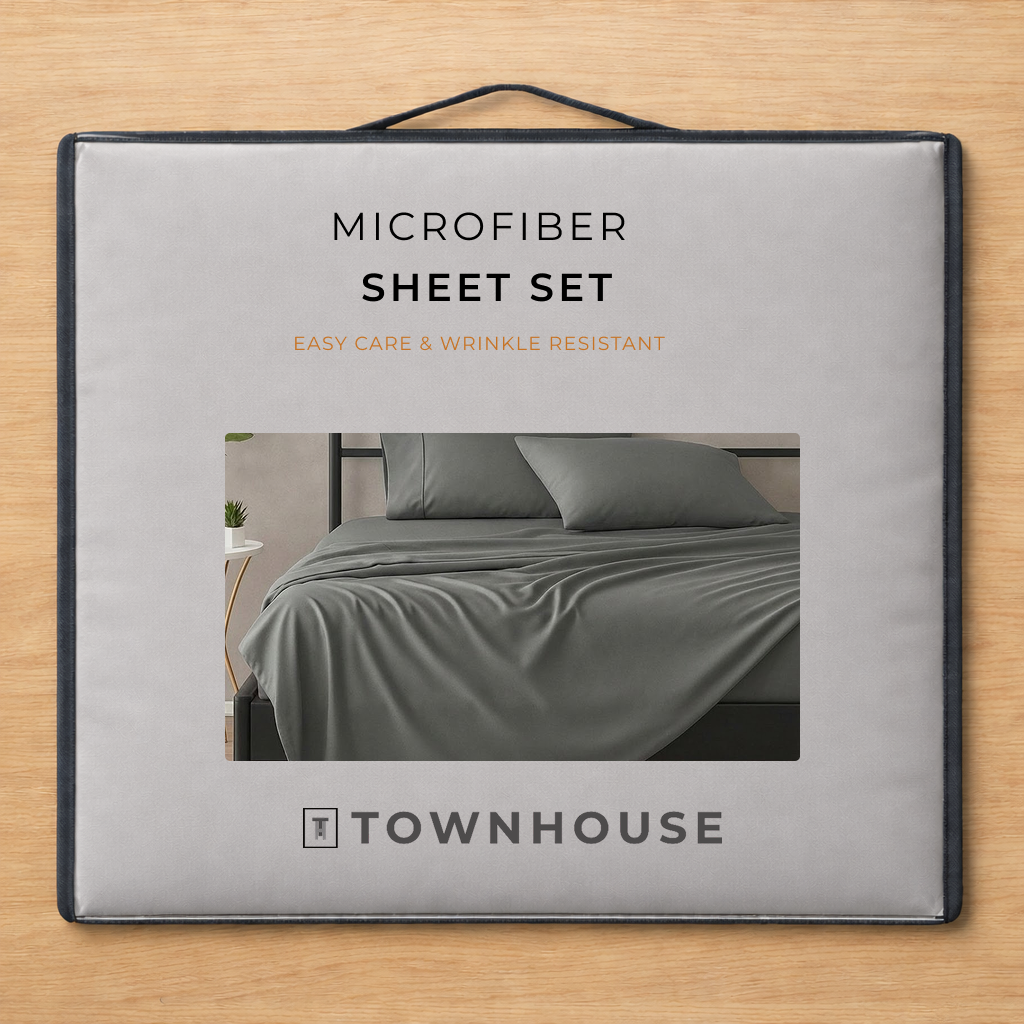 Solid Microfiber Sheet Set
