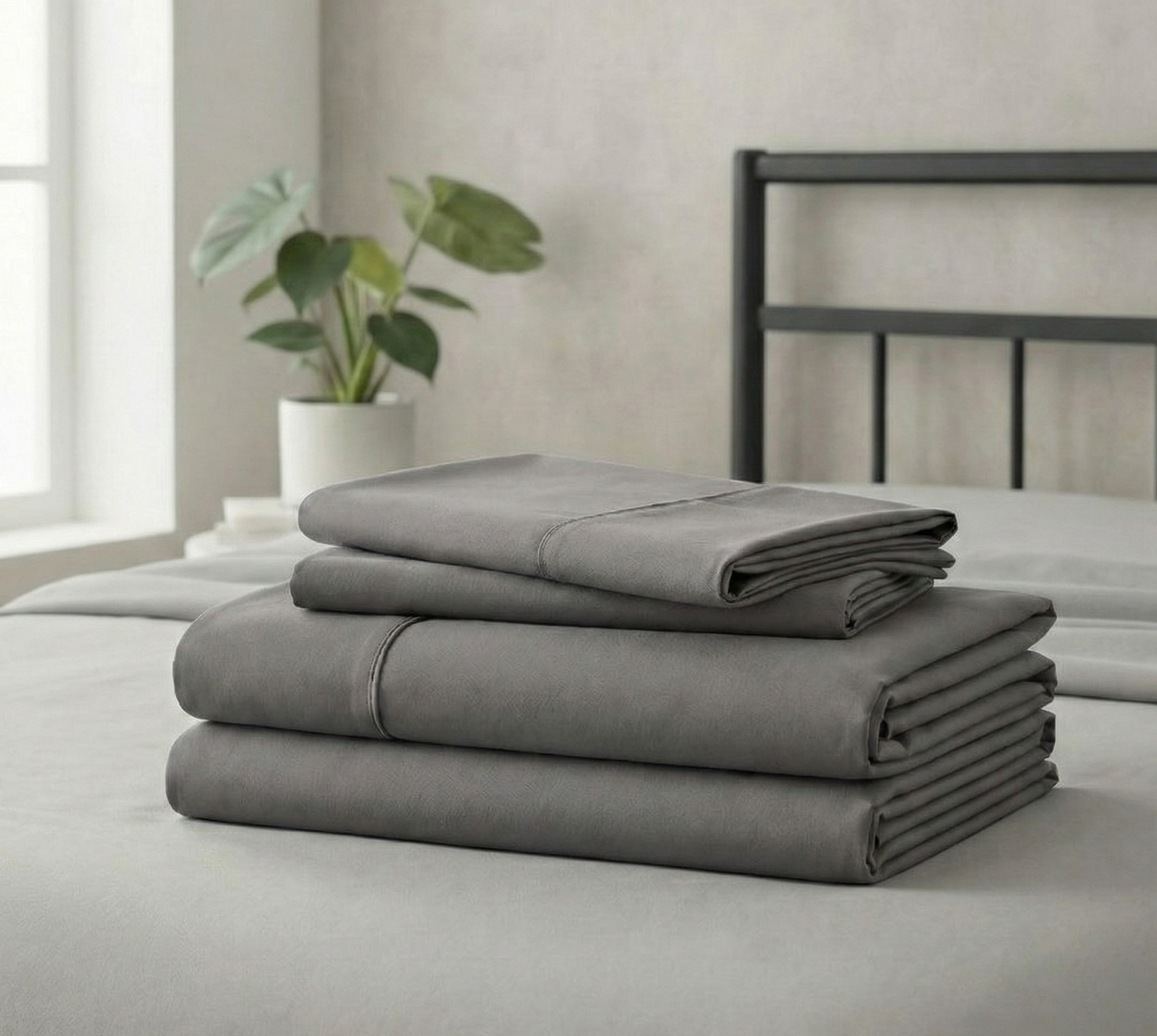 Solid Microfiber Sheet Set