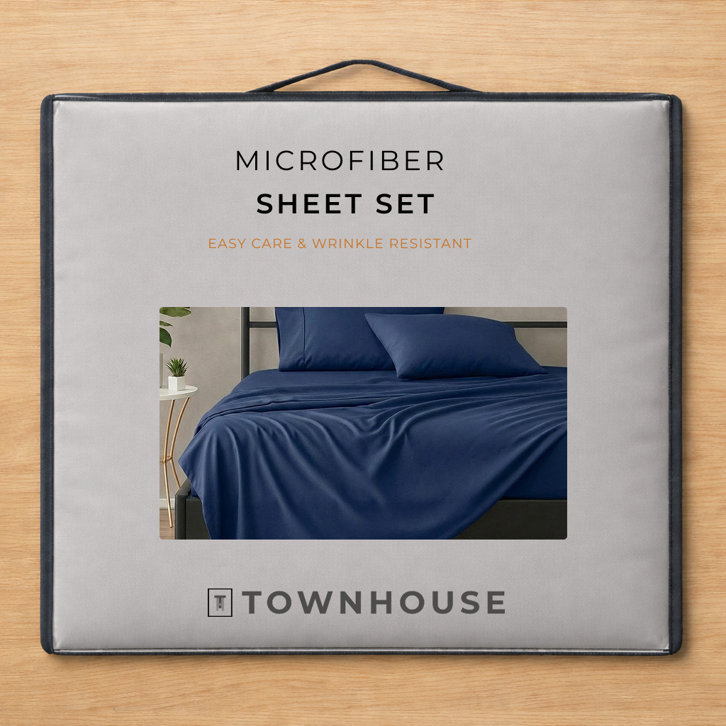 Solid Microfiber Sheet Set