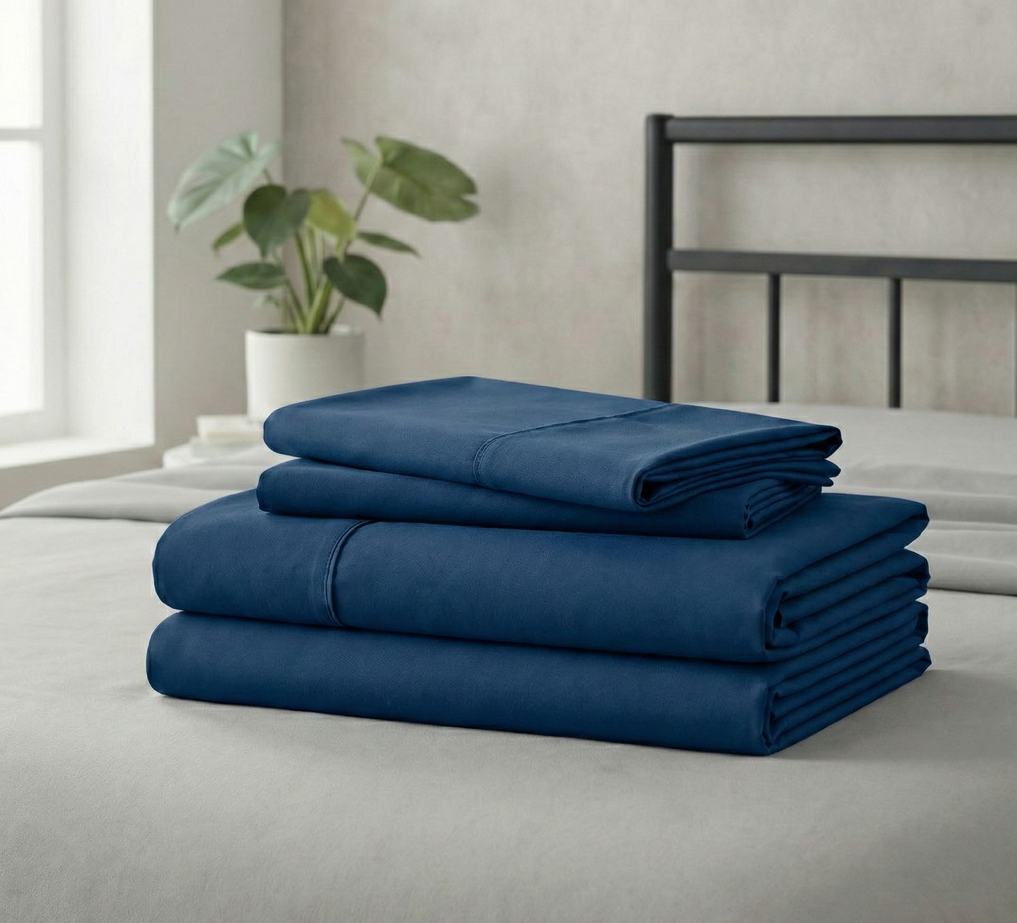 Solid Microfiber Sheet Set
