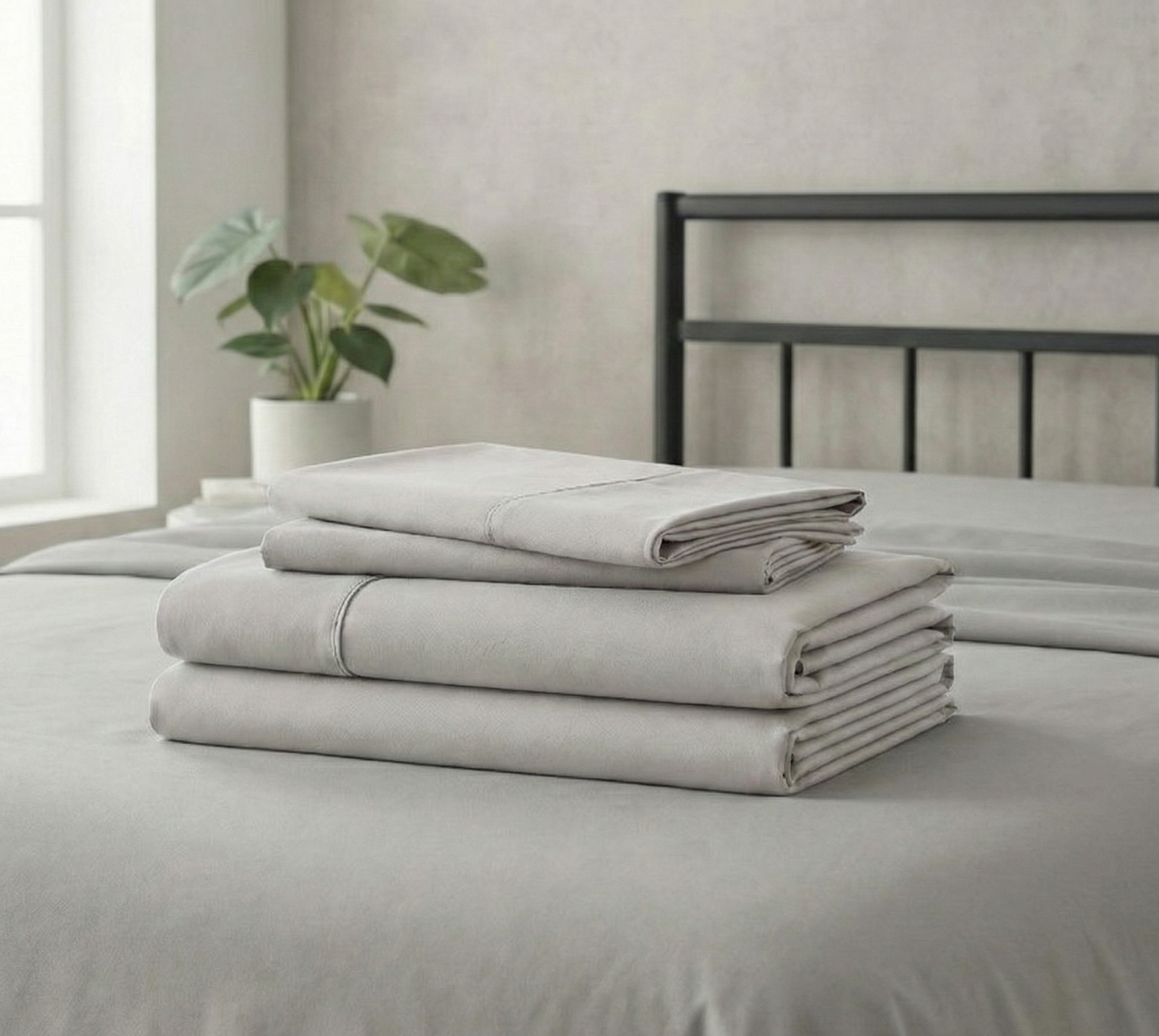 Solid Microfiber Sheet Set