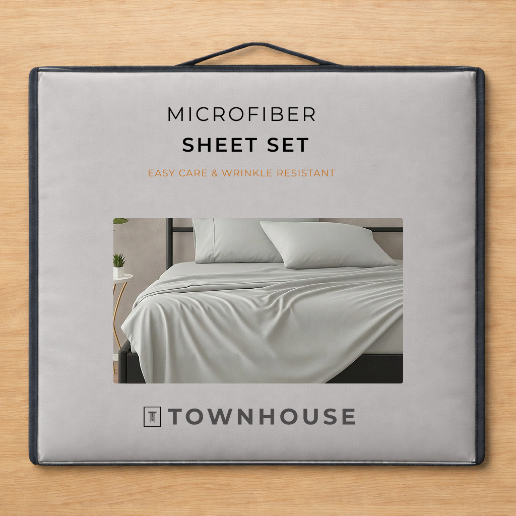 Solid Microfiber Sheet Set