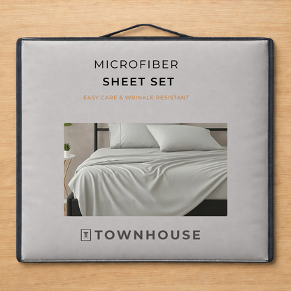 Solid Microfiber Sheet Set