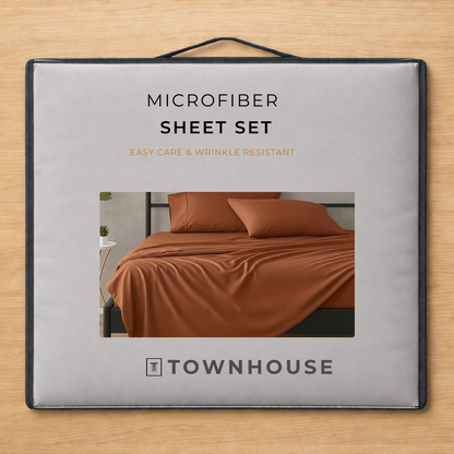 Solid Microfiber Sheet Set