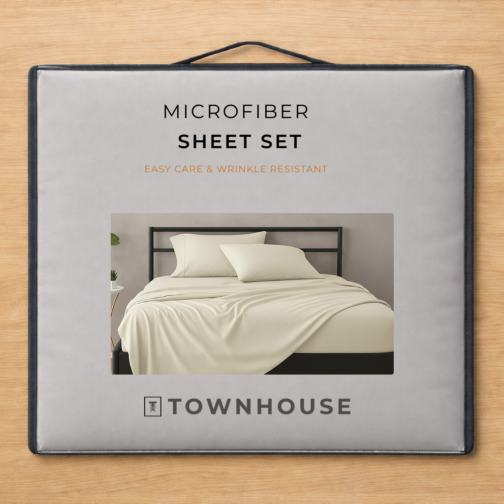 Solid Microfiber Sheet Set
