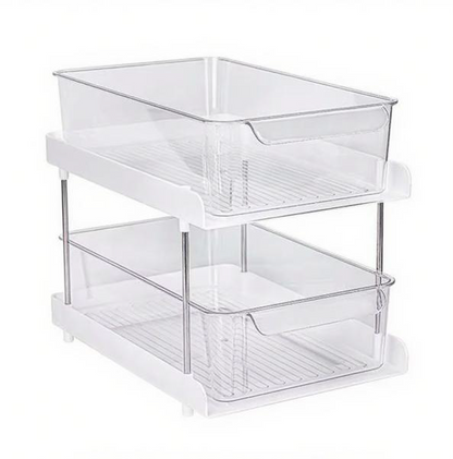 2 LEVEL HOUSEHOLD MULTI-DRAWER STORAGE RACK