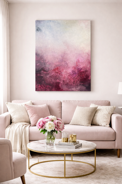 Wall Art - Pink Smoke