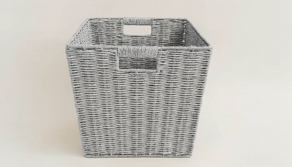 2 PC PAPER RATTAN KD CUBE