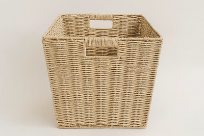 2 PC PAPER RATTAN KD CUBE