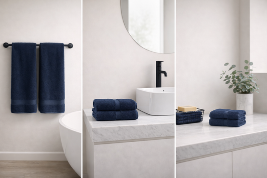 Cotton Towel Set 6-Piece (2 Bath, 2 Hand, 2 Wash)